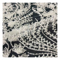 2023 New Beaded Lace Fabric Robe De Mariage Competitive Price Fabric for Bridal Dress