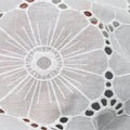 Fashion Designer Lace Fabric 100% Cotton Embroidered Fabric for Garment
