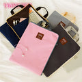 Handbags Eco-friendly Envelope Waterproof Document Bag Office File Zipper Bag for ipad 603