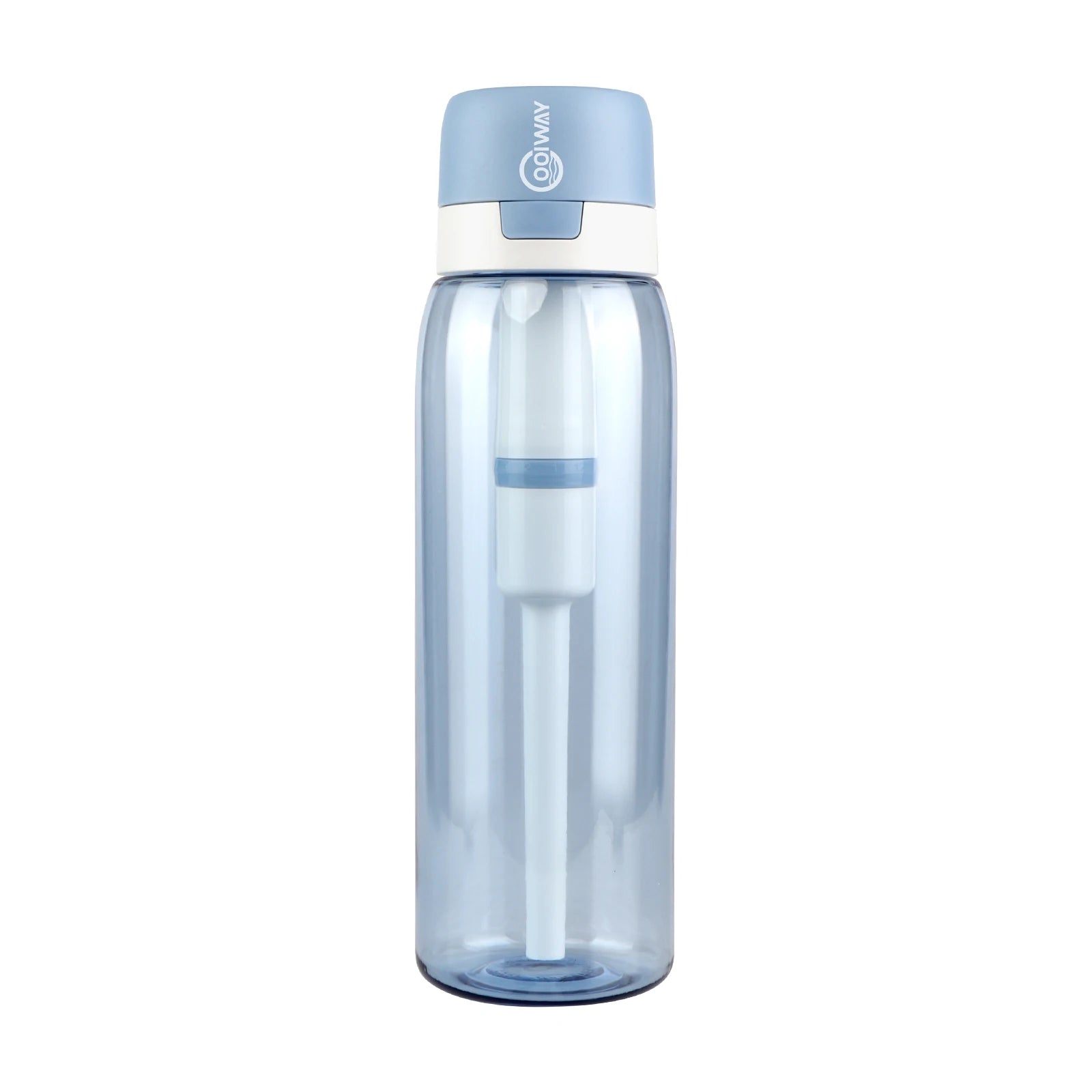 Outdoor RV Car Manual Distiller Water Purifier with Straw Carbon Filter Portable Drink Bottle Custom