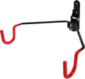 Heavy-Duty Steel Bicycle Rack with Swivel Hooks - Universal Wall-Mounted Bike Hanger for Parking Display and Cargo Storage