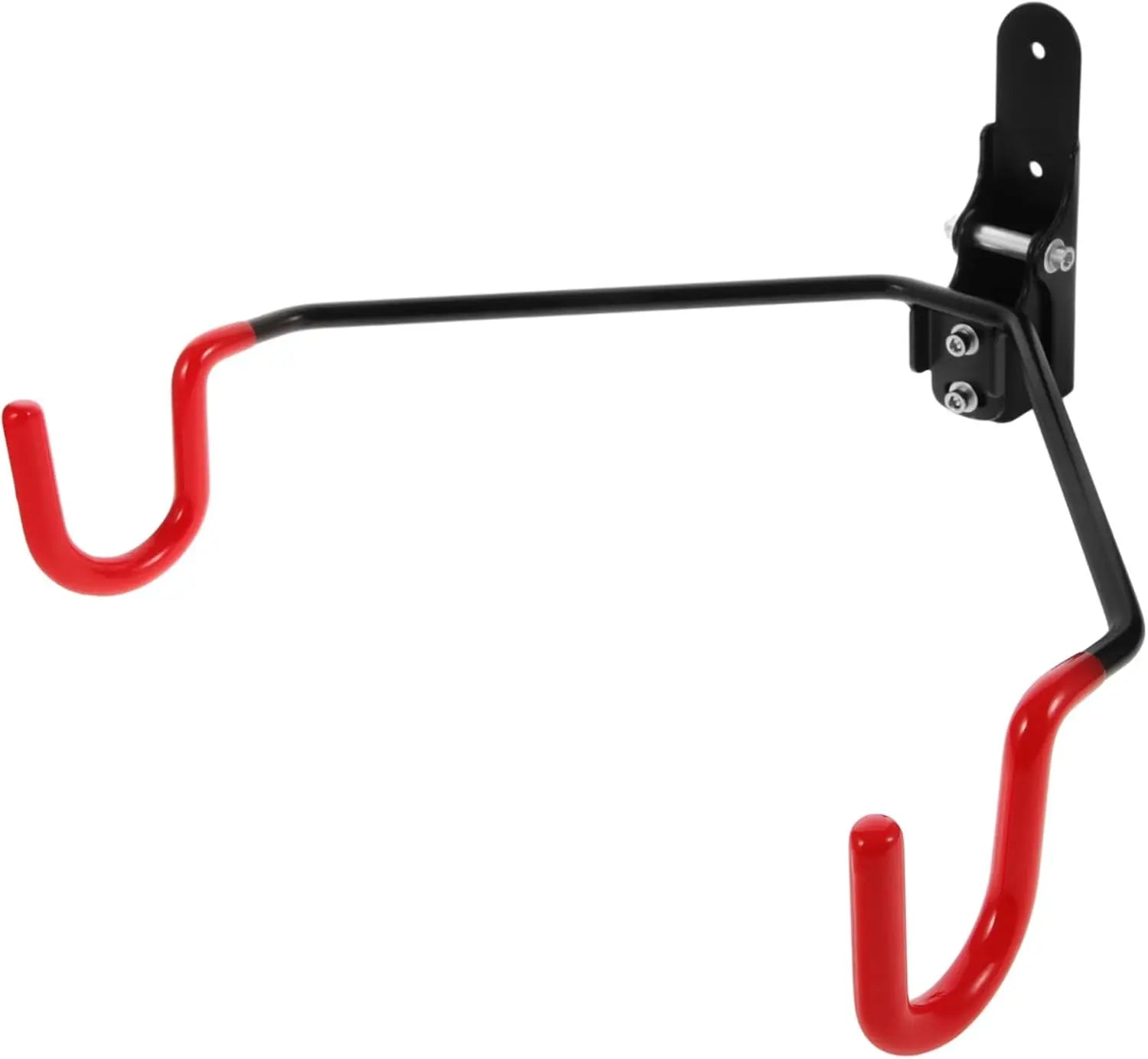 Heavy-Duty Steel Bicycle Rack with Swivel Hooks - Universal Wall-Mounted Bike Hanger for Parking Display and Cargo Storage
