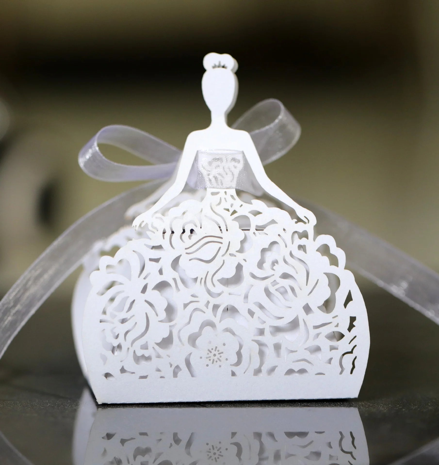 Yiwu Suppliers Folding Gift Packaging Retailer Wholesale Fancy Creative Cute Empty Biodegradable White Candy Bridal Bags Wedding