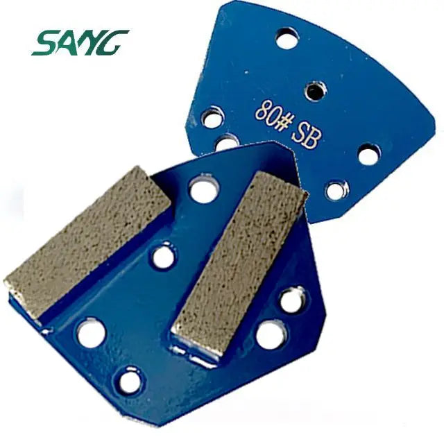 Factory Trapezoid Grinding Shoes Double Rectangle Grinding Segment Blade Concrete Floor Diamond Diamatic Blastrac Grinding Shoes