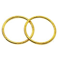 Fashion Underwear Accessory Round Rings Gold Plated Private Name Circle Buckle Adjuster for Female Swimsuit