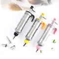 Popular DIY Metal Cream Decorating Gun Hand Pressure Cookie Tool for Cake Baking Tools