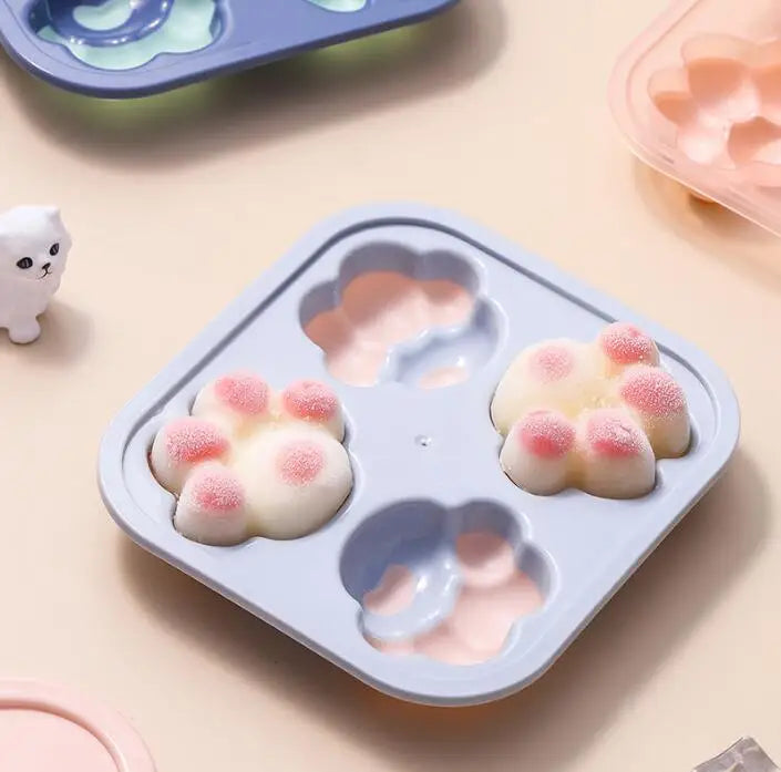 HY Silicone Puppy Dog Paw Molds for Cookies Baking Pans