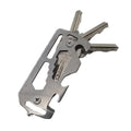 Custom Logo Stainless Steel 16 in 1 Multi Functional Fashion Waterproof UV Printing Keychain Organizer Tool