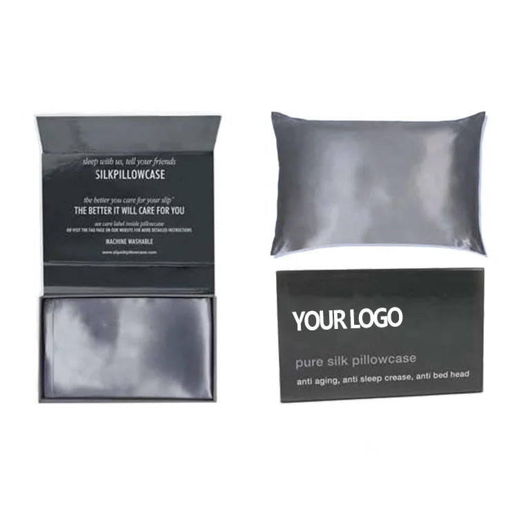 Organic Silk Pillowcase Double-sided 100% Silk Pillow Cover Affordable Luxury Silk Pillow case