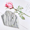Huiying Hot Sale Jagged Square Shape Picasso Jasper Gua Sha Scraping Massage Tools for Face
