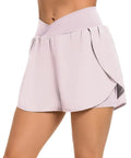 Custom Logo Women's Gym Shorts Quick Dry High Waisted Sports Shorts Moisture Wicking Activewear for Summer Training
