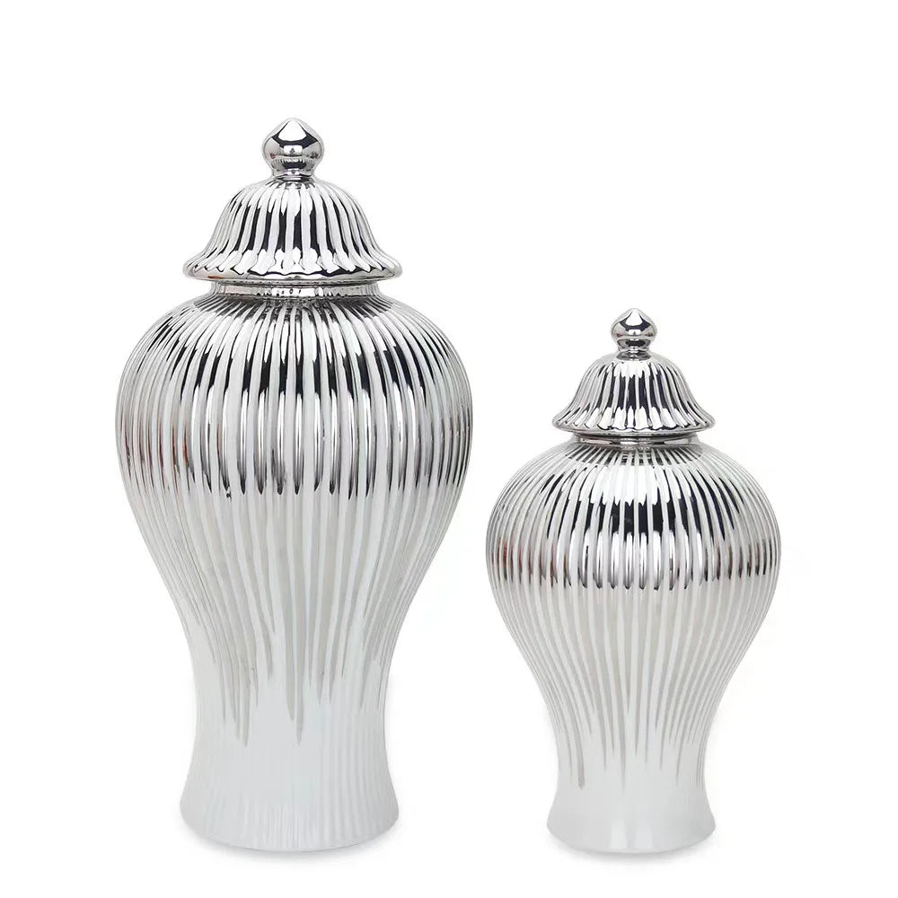 Factory Sale Custom-made Size Luxury Ceramic Flower Vase Painting Designs Gold Vase for Home Decor