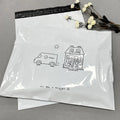 Waterproof White Mail Bags Customized Poly Mailers Mailing Bag Printed Eco Plastic Poly Shipping Bags for Clothes Packaging
