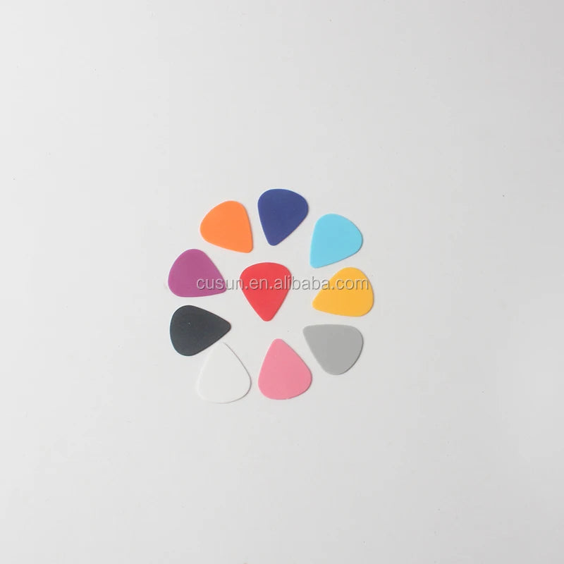 Factory Price 0.46/0.58/0.71/0.81/0.96/1.2/1.5mm Customize Logo OEM Colorful Guitar Picks