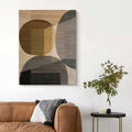 Hand-Painted Oil Painting Guest Room Wall Decoration Modern Minimalist Light Luxury Porch Vertical Version Hanging Painting