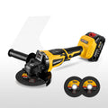 Brushless Industrial Cordless Angle Grinder 21V 12000RPM 3 Gears Variable M14 1500W Electric Grinding Tool