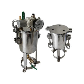 High Viscosity Glue Lower Glue Outlet Feeding Barrel 1L-10L Industrial Stainless Steel Pressure Tank OEM/ODM Supported