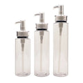 Empty 200/250/300ML Lotion Pump Bottle Transparent Soap Dispenser Cosmetic Essence Plastic Facial Cleanser Press Pump Bottle