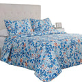 Queen Size 3 Pcs White Quality Hotel Bedding Set 300tc Thread Count Washed Cotton Eco-Friendly MegaBDM