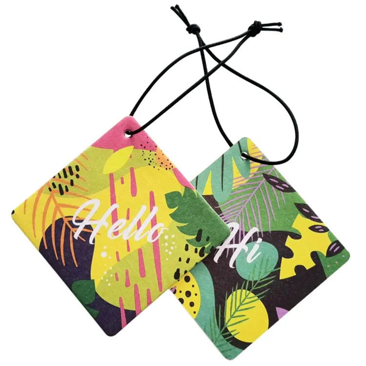 Cheap Price Different Shapes Scents Custom Paper Hanger Car air Freshener