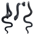 Punk Gothic Fashion Dangle Snake Earrings for Women Men Zircon Statement Cool Rock Hip Hop Biker Earring