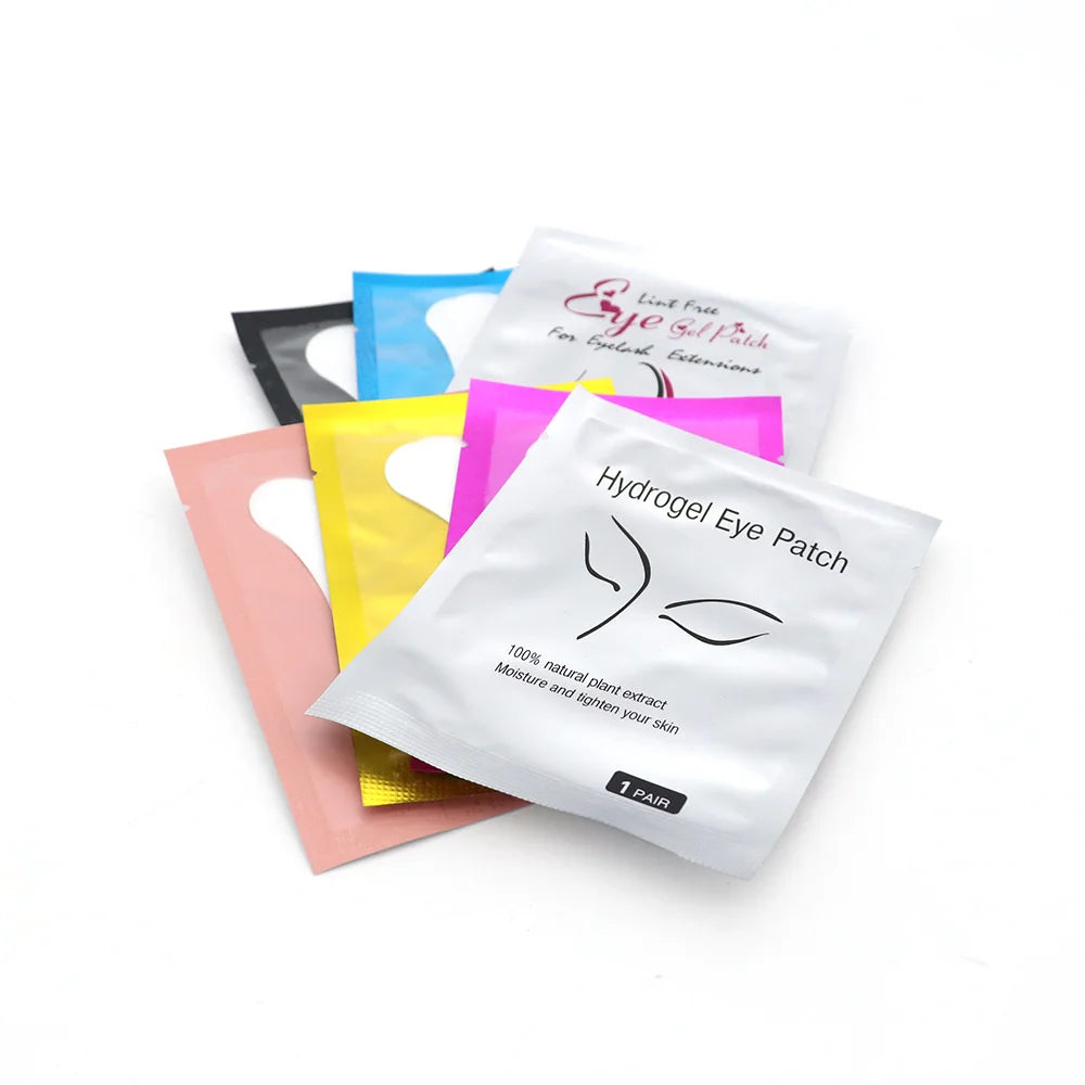 50Pairs Eyelashes Gel Patch Grafting Eyelash Hydrogel Pads Eye Patches for Eyelash Extension Gel Lint Free Eye Patch OEM/ODM