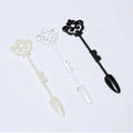 Wholesale Key Shape Nail swatch Sticks Sector Color 24tips/set Nail Tips Display Card