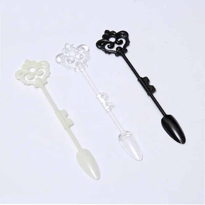 Wholesale Key Shape Nail swatch Sticks Sector Color 24tips/set Nail Tips Display Card