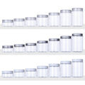 100g 120g 150g 200g 250g 300g 350g PET Cream Jar with Plastic Lid Food Grade Jar
