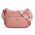 Korean Solid Color Large Capacity Ladies Shoulder Bag Nylon Waterproof Messenger Bags