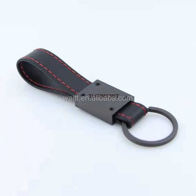 Custom LOGO Leather Keychain
