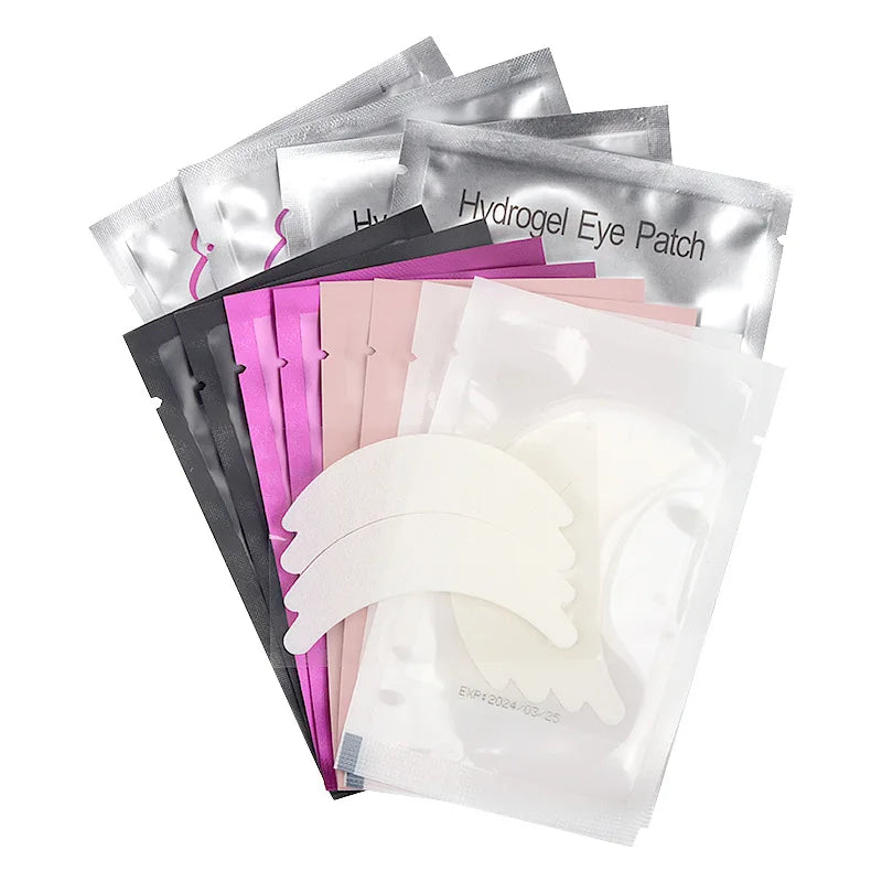 Lash Extension Lift Pads Custom Logo Foam & Gel Material Breathable Under Eye Foam Cleanser for Eyelash Extension Tools