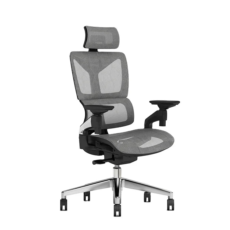 Healthy Work Modern Design Task Furniture Ergonomic Chair Multi-function Executive Mesh Office Chair with PU Castor Office Chair