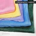 Quality Wholesale Light 55gsm Breathable Organza Fabric Shiny Fabric Polyester Crepe Fabrics for Dresses MegaBDM