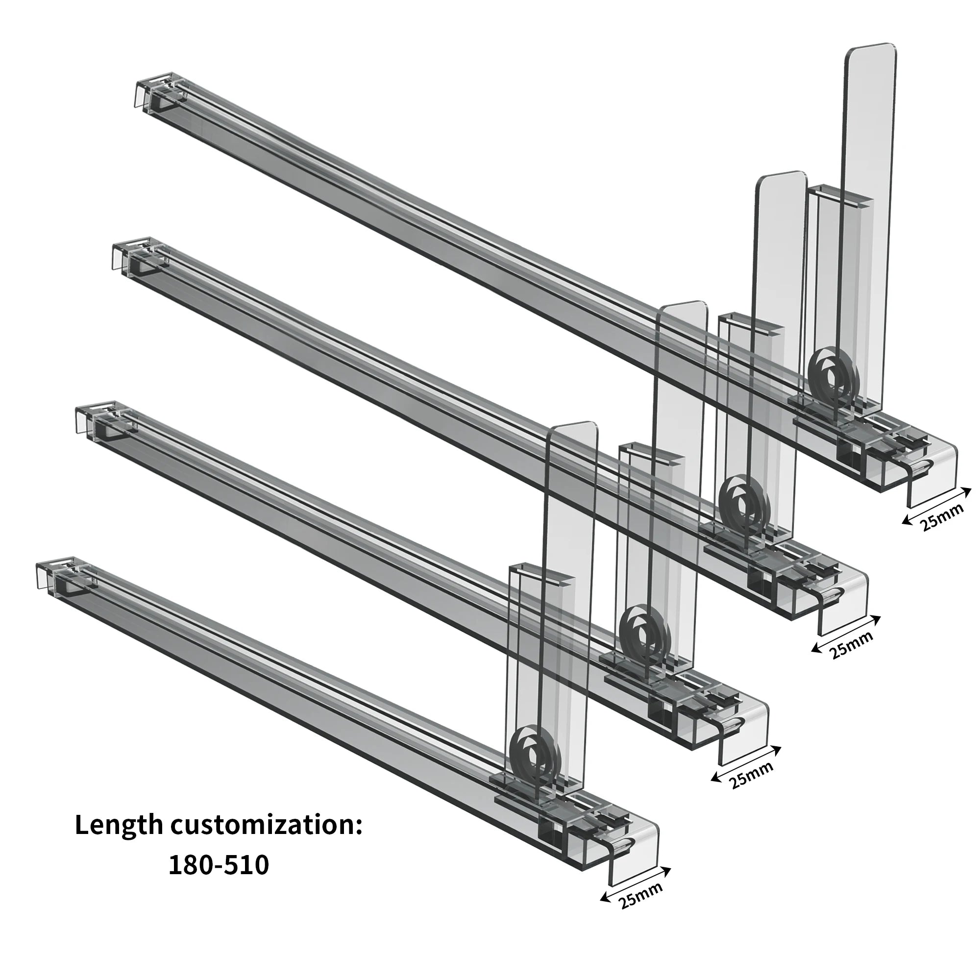 Cosmetic Shelves Pusher Acrylic Shelf Pusher