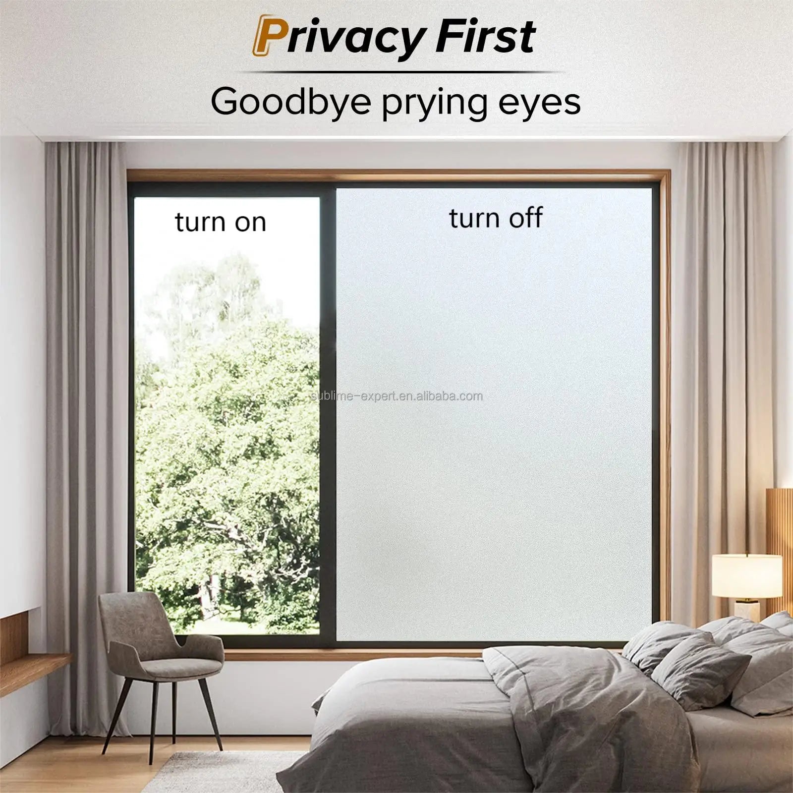 Pdlc Smart Film Glass for Office Opaque Pelicula De Vidrio Inteligente Switch Control Smart Home Folie Manufactured Smart Film