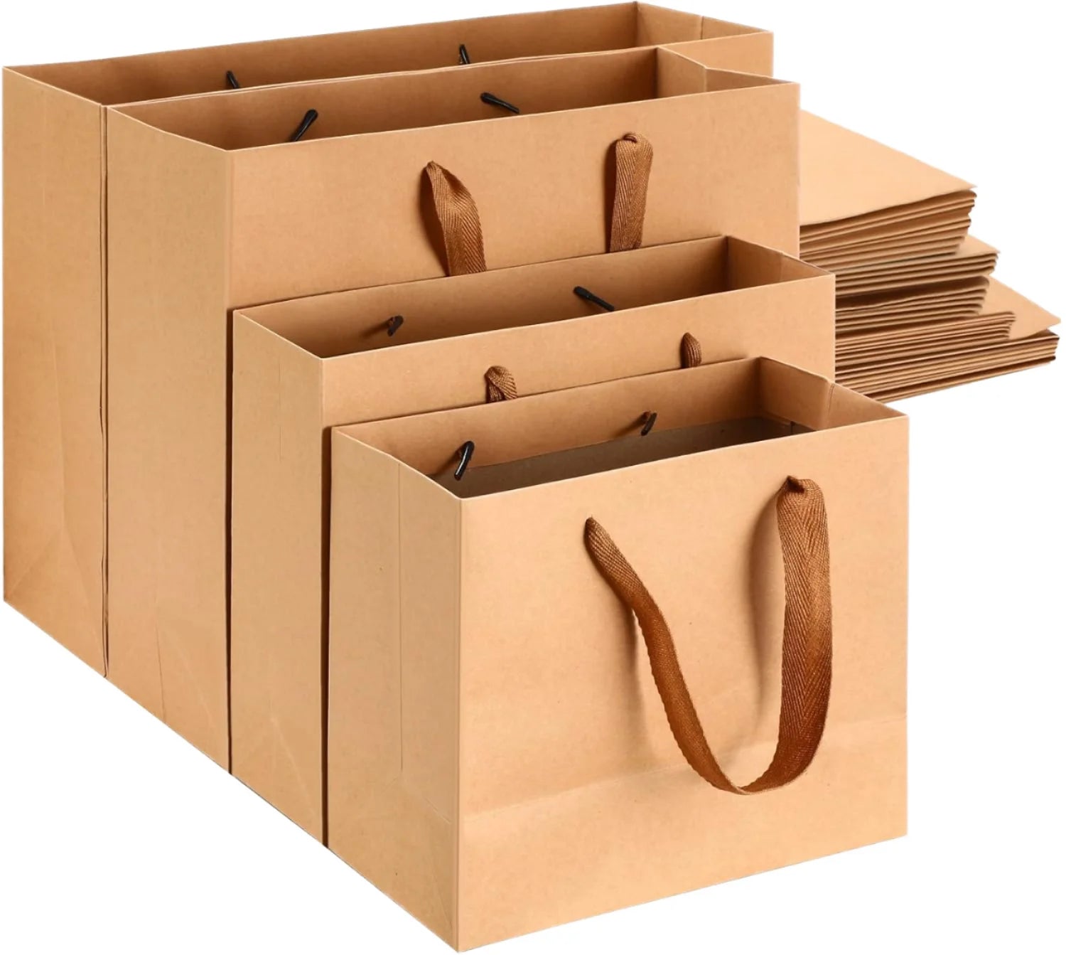 Custom Paper Bag Manufacturers Craft Paper Bags for Cake Food Package Wedding Gift Packing Shopping Paper Bag