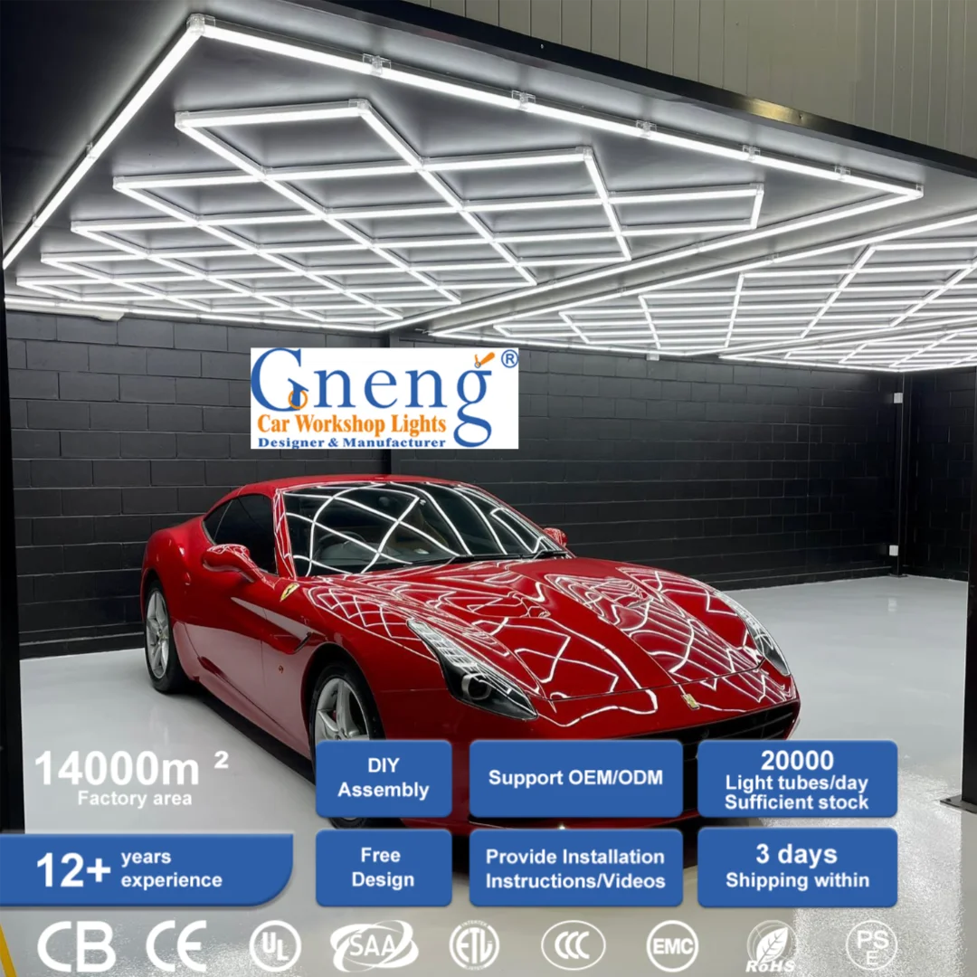 Wholesale Deformable Working Light for Gym Garage Shop & Office Ceiling Lamp