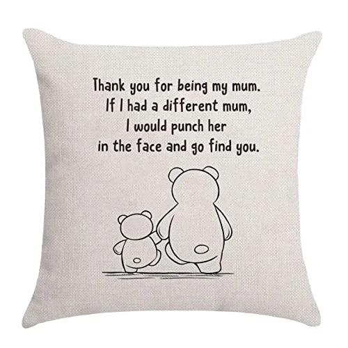 Gifts for Sons and Daughters Mother's Day Pillow Gifts Home Sofa Cushion Throw Pillow Covers