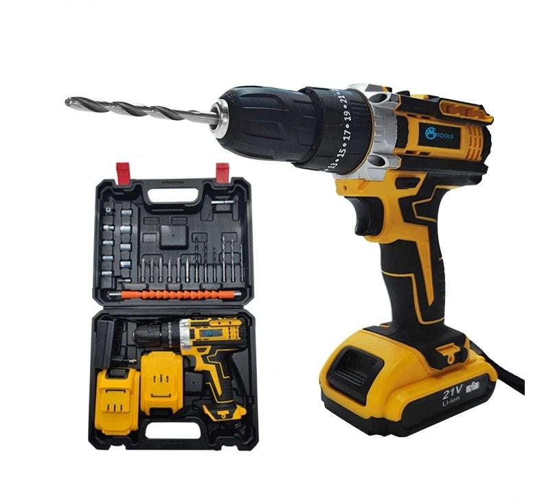 21v Factory Direct Selling Lithium Battery Drill/electric Screwdriver Set