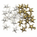 20pcs/lot 16x13mm Vintage Stars Handmade Charms Pendant Antique Silver Plated Gold Bronze DIY Jewelry Making  Findings Supplies