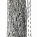 Stainless Steel Curb Chain 304 Twist Oval for Necklace Bracelet Making DIY & Different Size 1625076