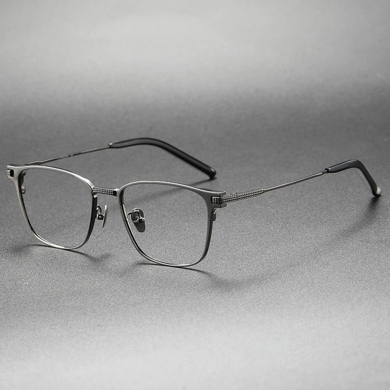 S-390T Pure Titanium Glasses Frame Men Square Optical Myopia Prescription Eyeglasses Frame Women Luxury Brand Small Eyewear