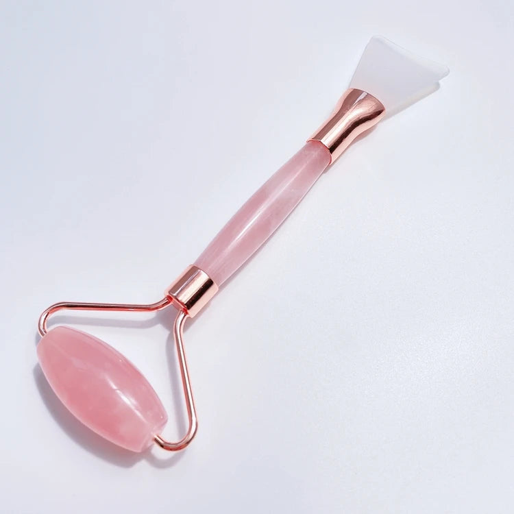 Huiying Gem Roller With Brush Head Rose Quartz Latest Improvements Noise Free Premium Quality Big Stock