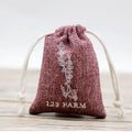 Custom Small Jute Drawstring Cosmetic Bag Grocery Use Personalized Logo Recyclable Reusable Embroidery BaiShun Brand