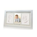Newborn Handprint Set - Shadow Wooden Frame - Baby Clawprint Creative Gift Multiple Display Options Decorative Gift