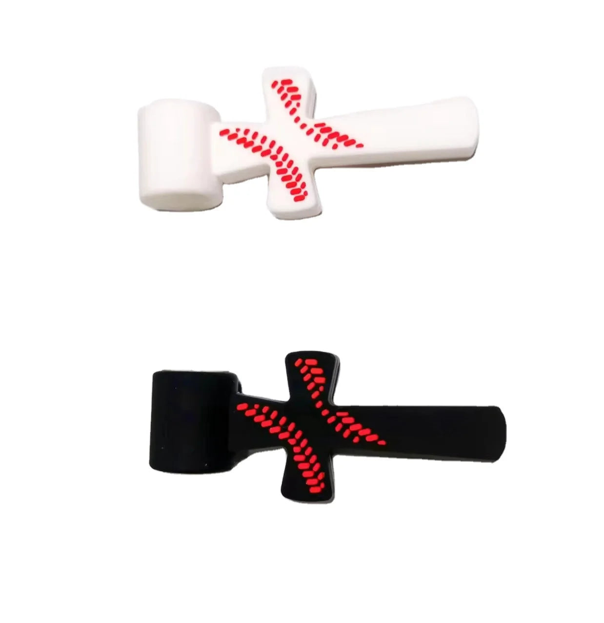 Silicone Numbers Sport Tornado Titanium Necklace 5.2*2.5CM Baseball Number