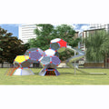 Long Slide Stainless Steel Educational Garden Children Outdoor Playground Big Slides Tube Slide for Adults and Kids
