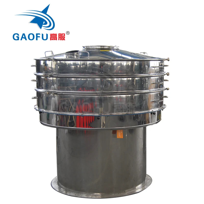 Hot Selling Grading Vibration Sifter Silver Powder Screening Customizable Rotary Vibrating Sieve