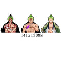 Wholesale Anime One Pieced 3D Motion Stickers Handsome Character Zoro Manga Waterproof Quality Decals for Car Laptop Home Decor